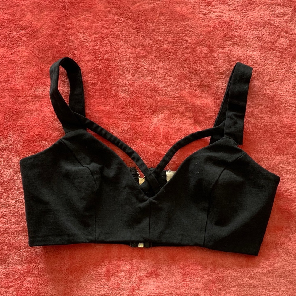 Black bralette